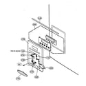 Kenmore Elite 79575553400 dispenser parts diagram