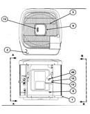 Outlet grille/top cover