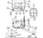 Carrier 38YXA036 SERIES300 compressor/condenser diagram