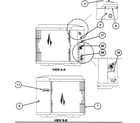 Carrier 38YXA048 SERIES300 inlet grille/service panel diagram