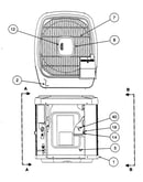 Outlet grille/top cover