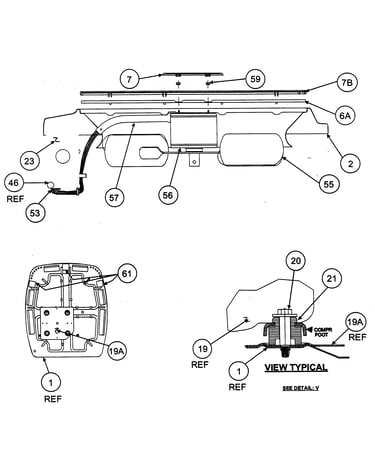 Base pan/fan-prop