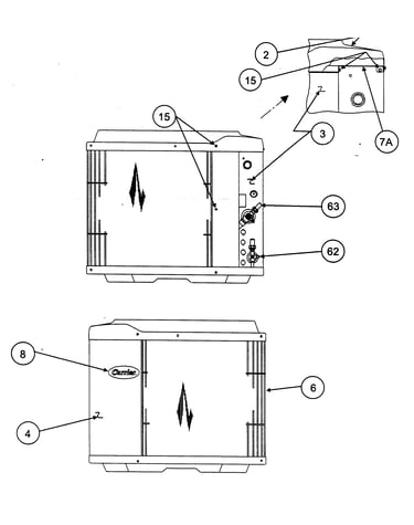 Grille/valve-svc post corner
