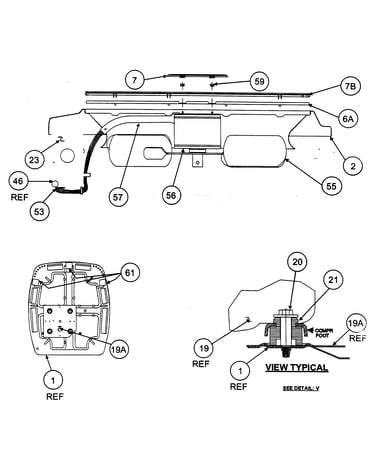 Base pan/motor/fan blade