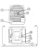 Outlet grille/top cover