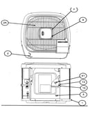 Outlet grille/top cover