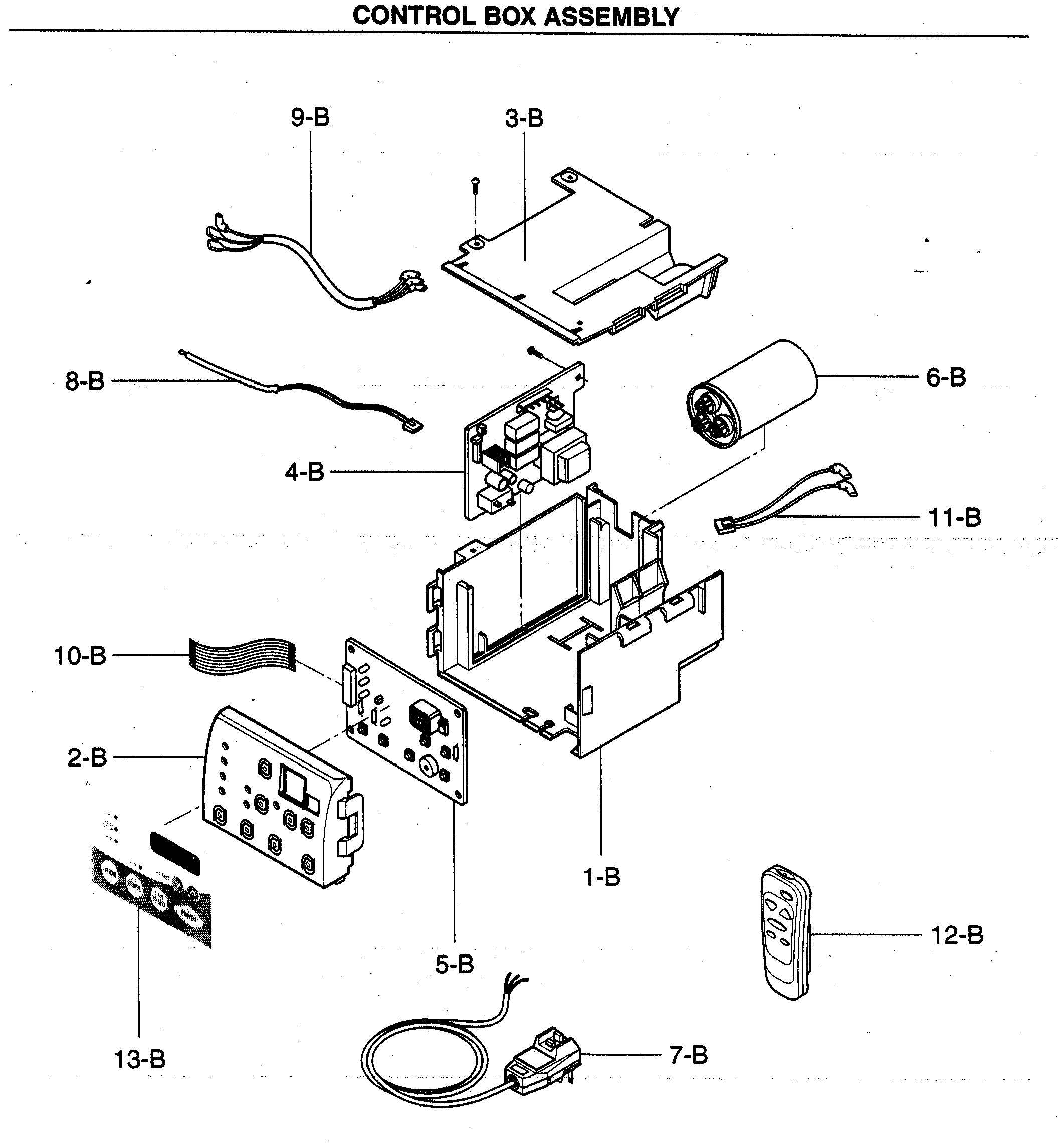 Control box assy
