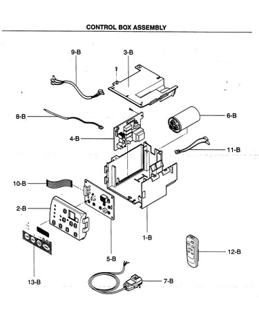 Control box assy
