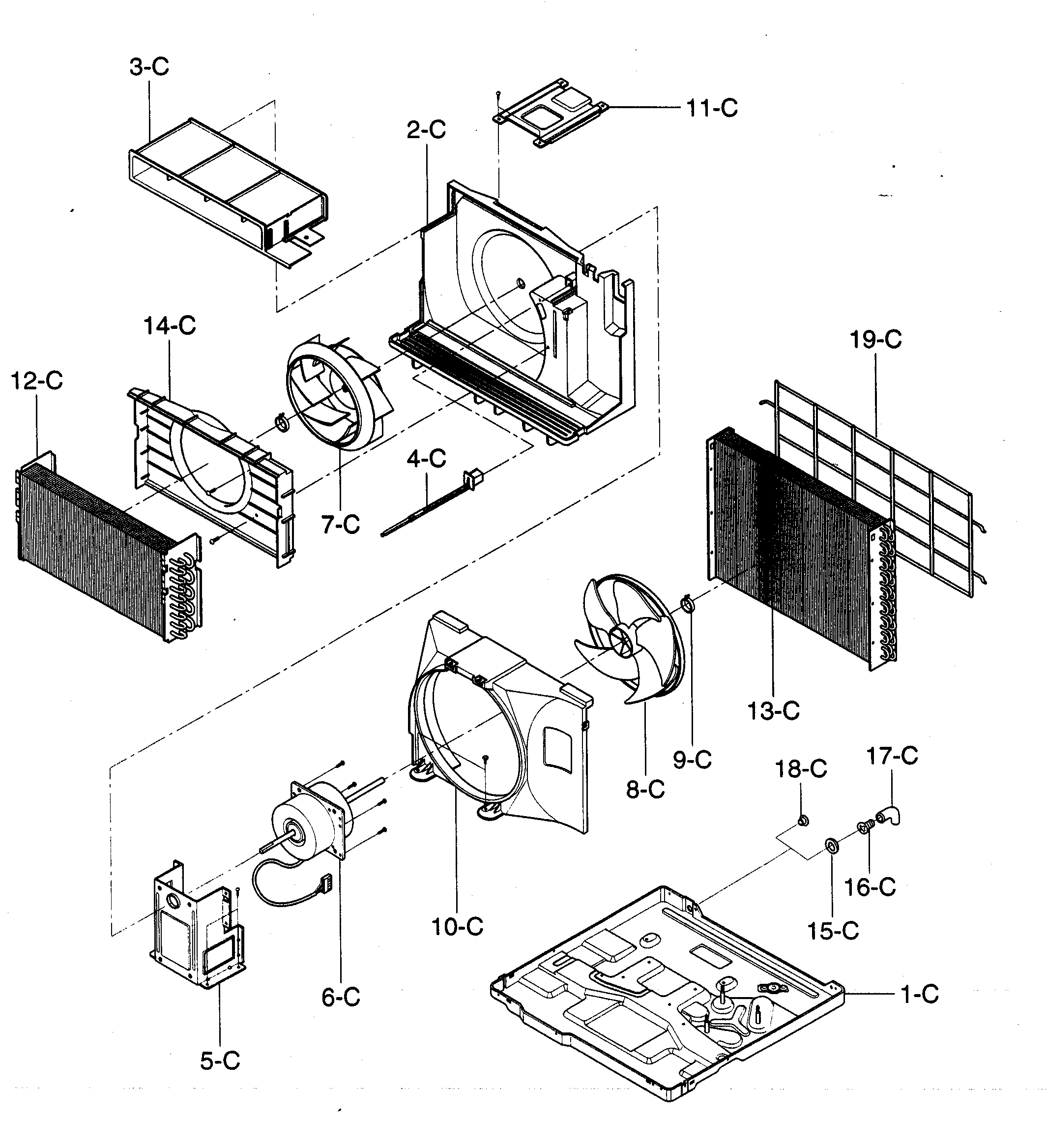 Air handling/cycle parts