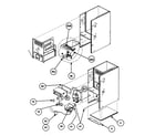 Carrier 58MTA100F10120 cabinet parts 1 diagram