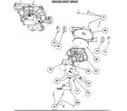 Carrier 58MTA100F10120 induced draft group diagram