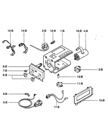 Control box assy