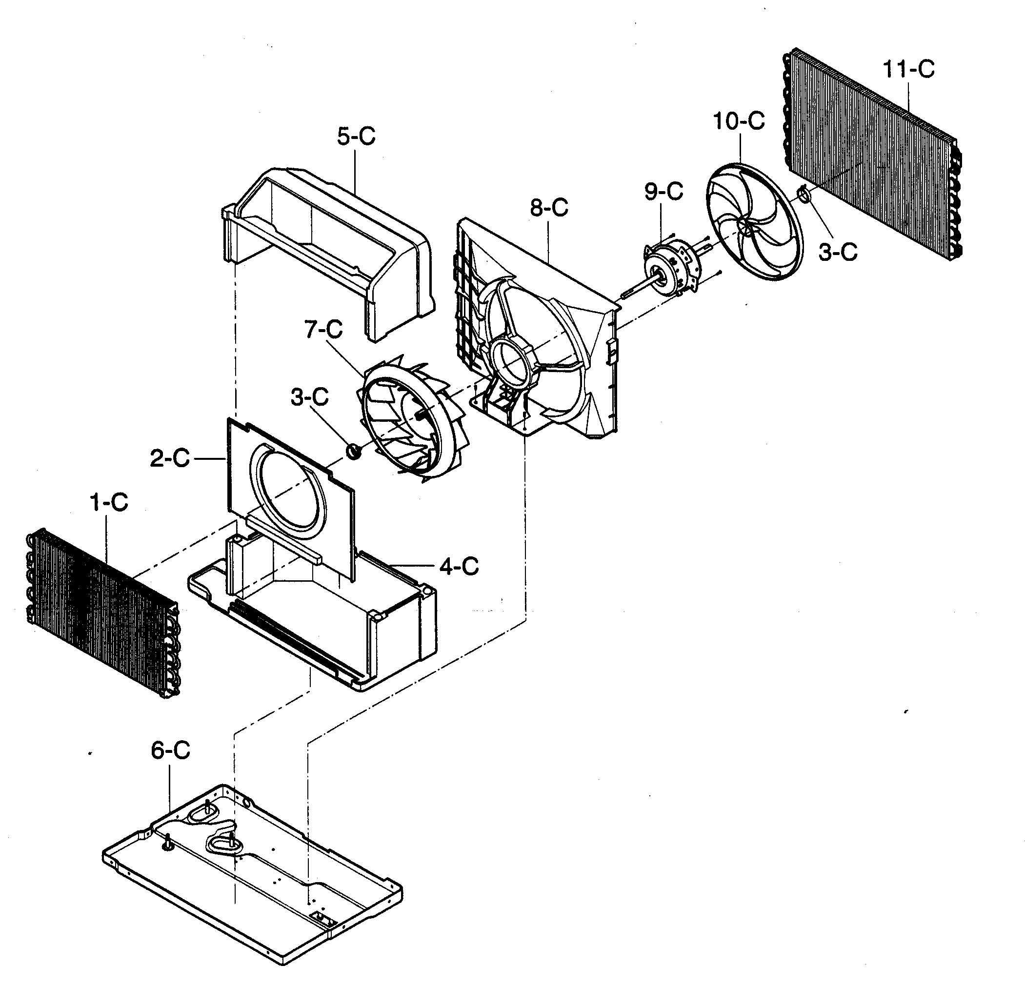 Air handling/cycle parts