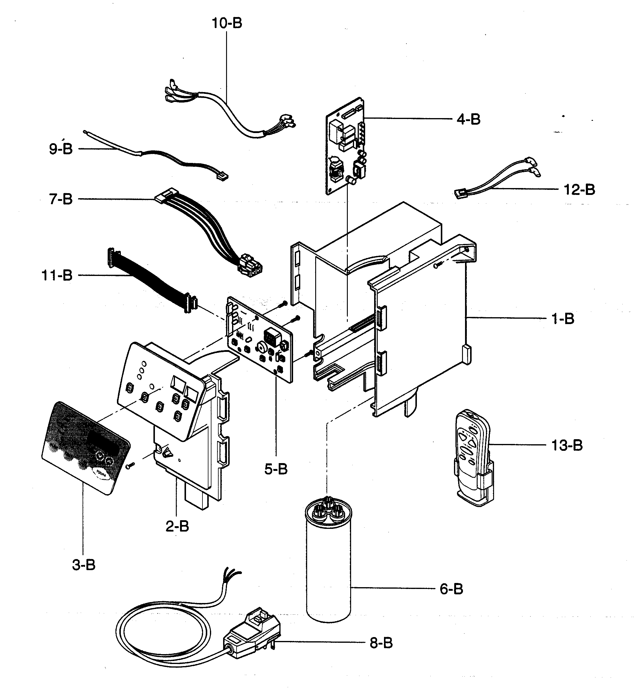 Control box assy