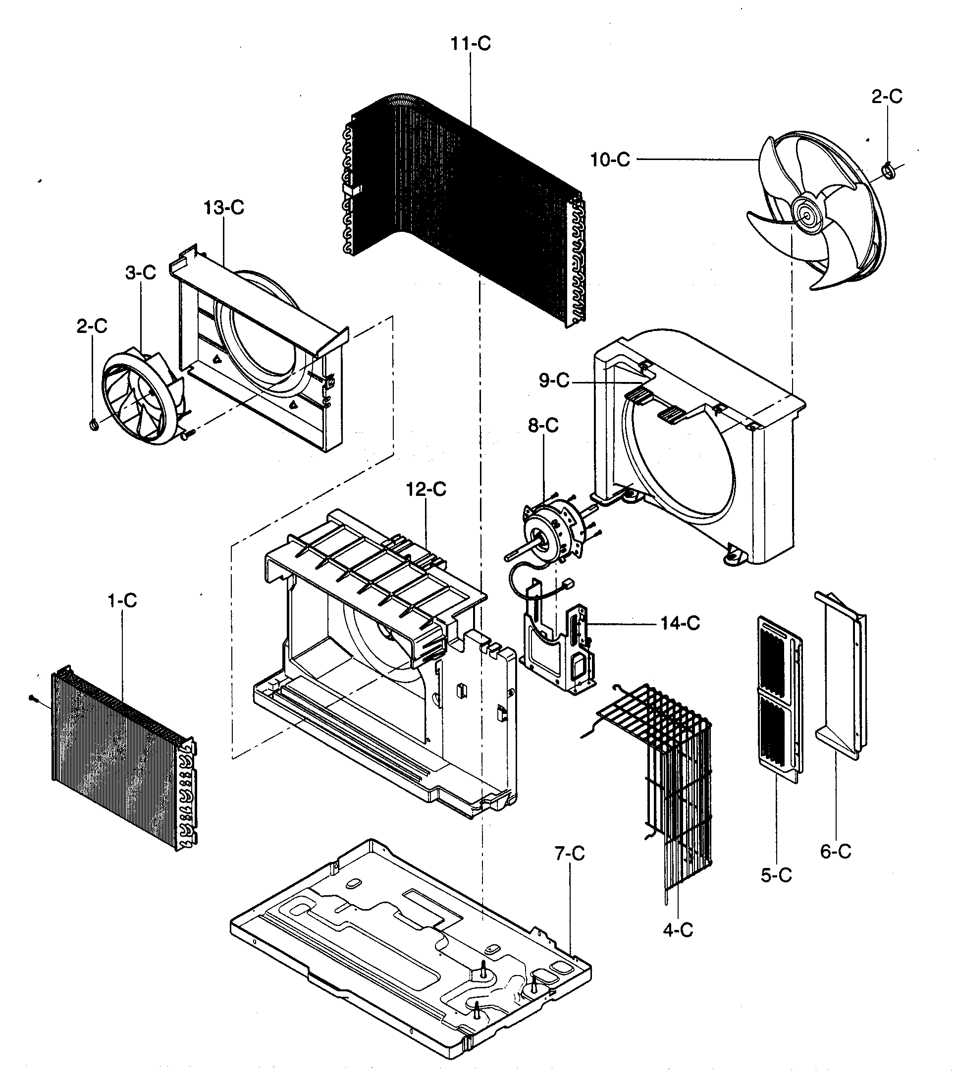 Air handling/cycle parts