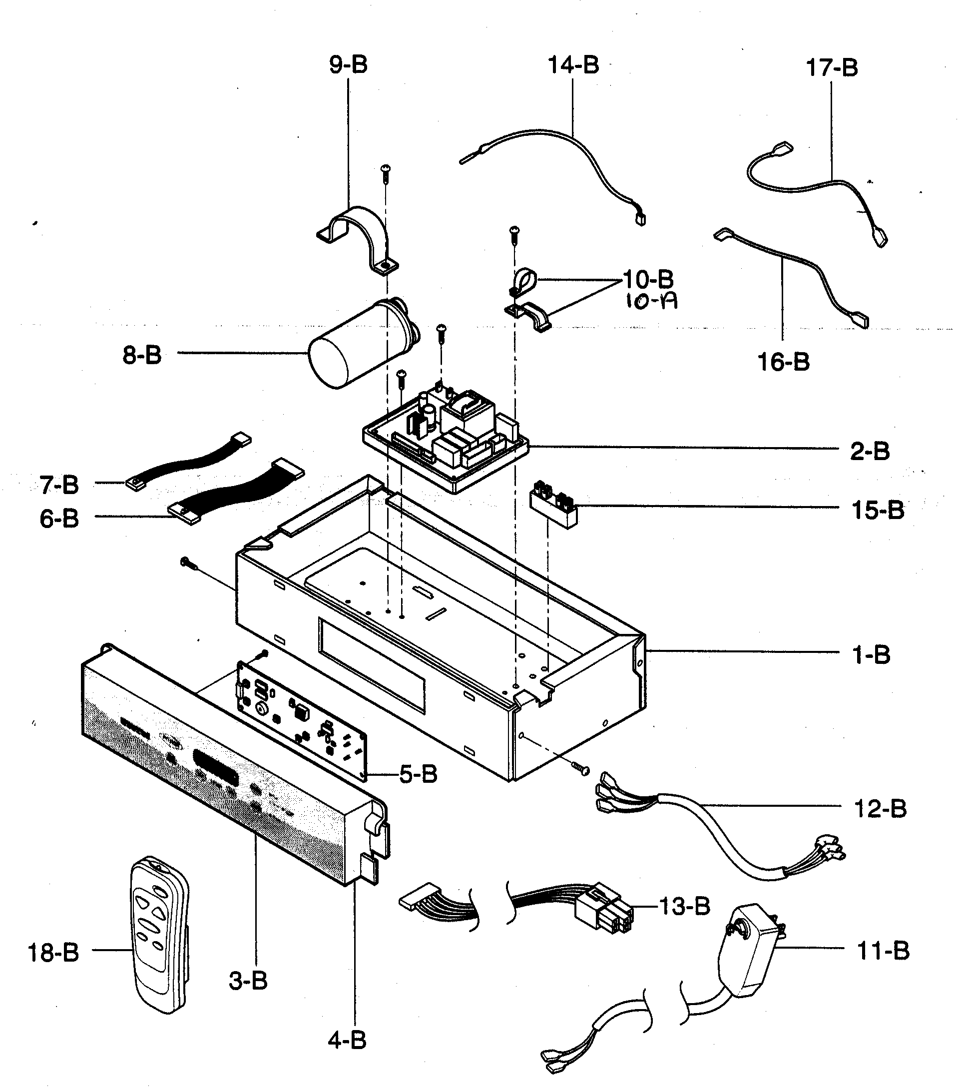 Control box assy