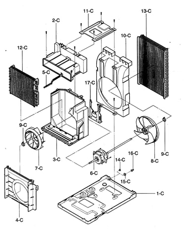 Air handling/cycle parts