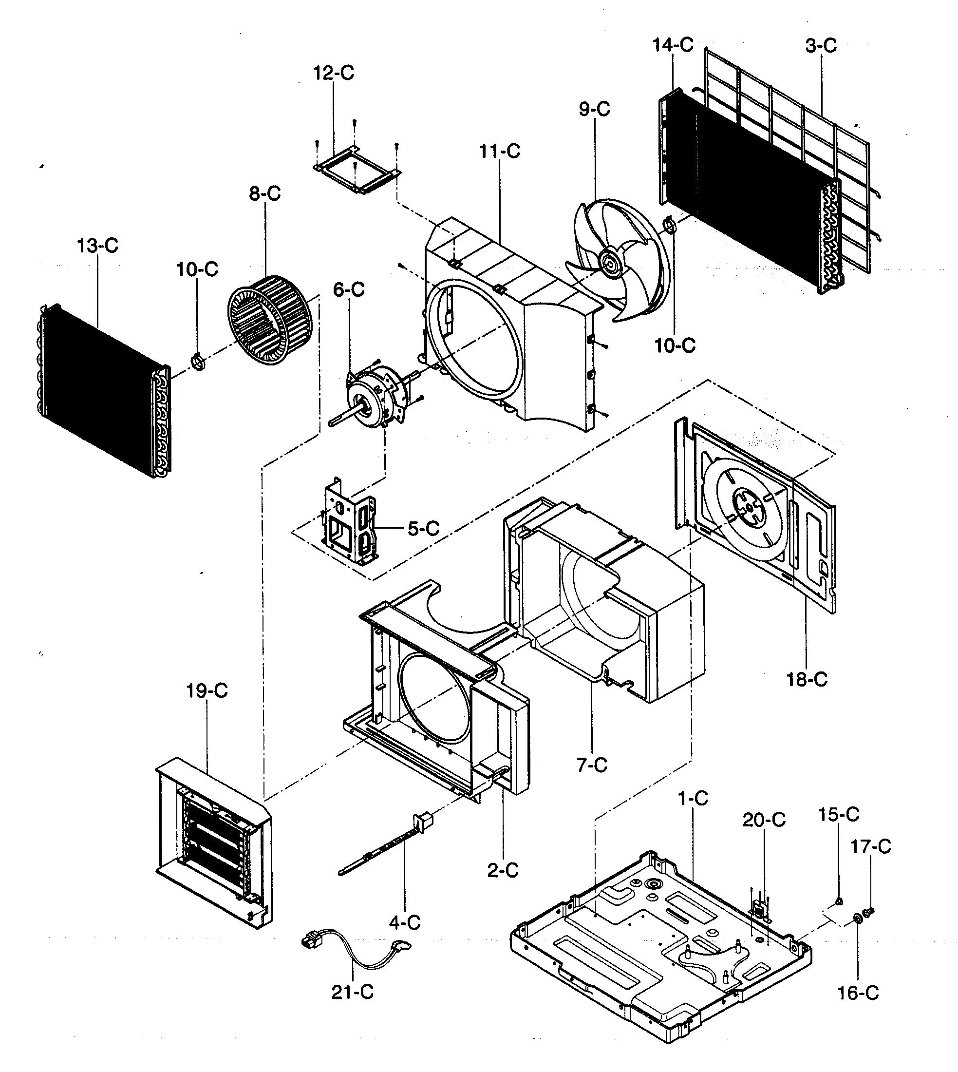 Air handling/cycle parts