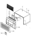 Cabinet/front grille assy