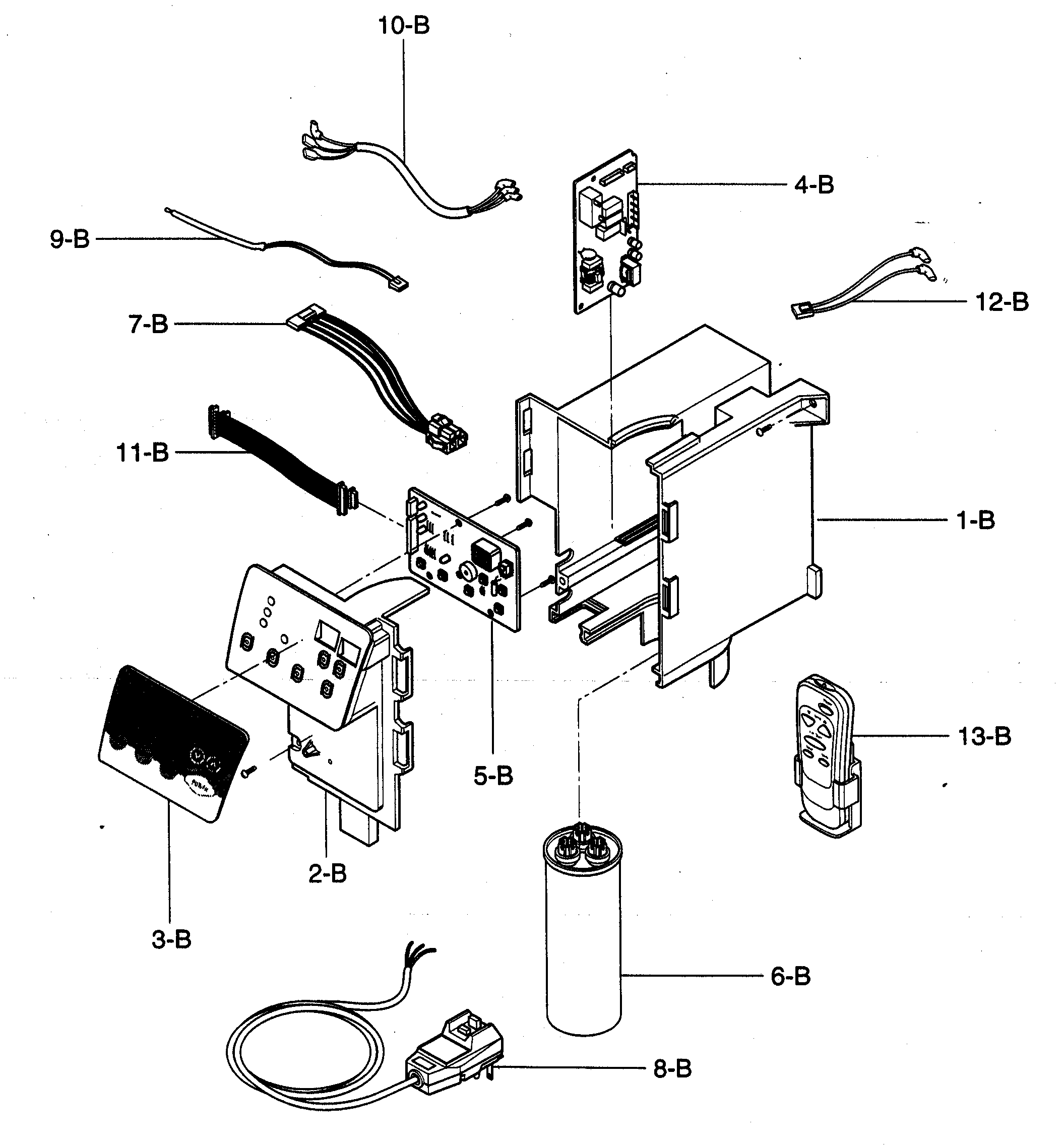 Control box assy