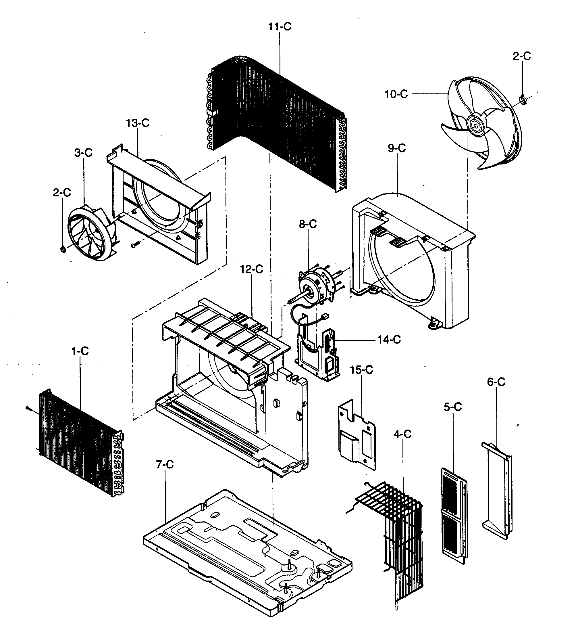 Air handling/cycle parts