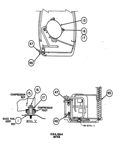 Compressor/condenser coil 1
