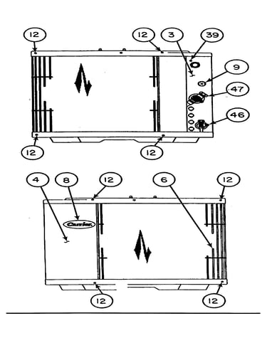 Inlet grille/service panel