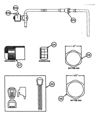 Stem cap/compressor plug