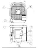 Outlet grille/top cover