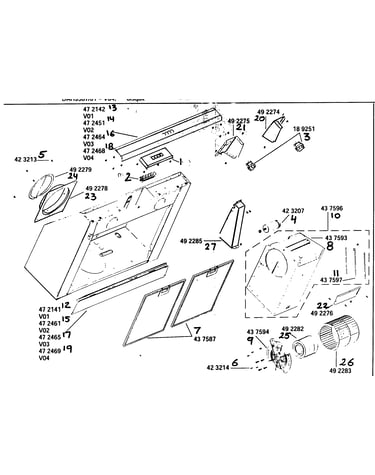 Range hood assy