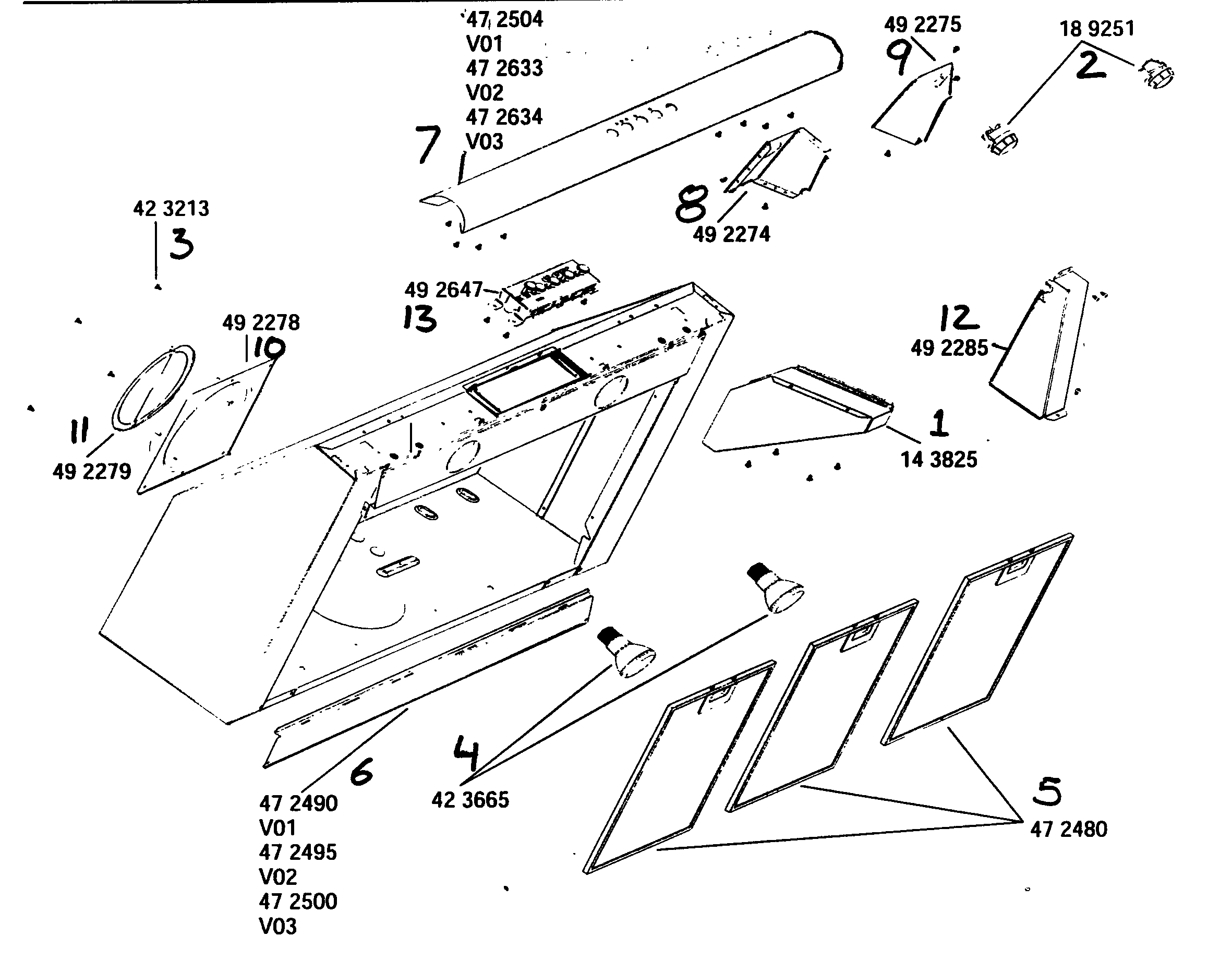 Range hood assy