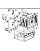 Oven cavity frame