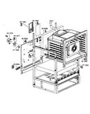 Oven cavity frame