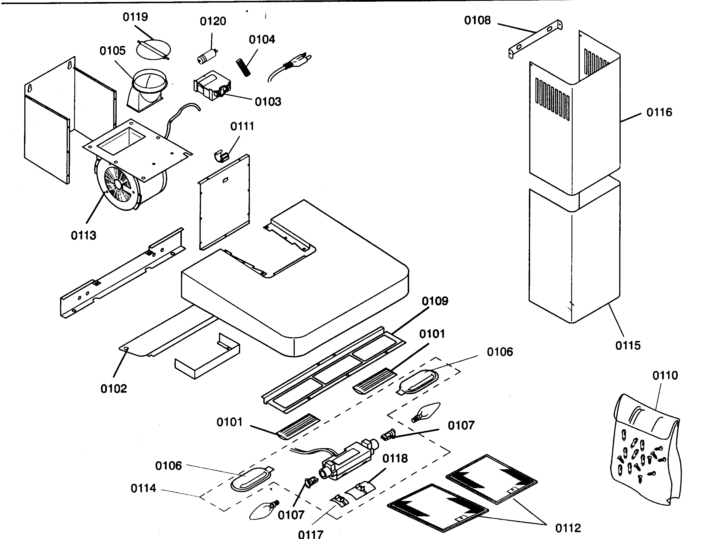 RANGE HOOD ASSY