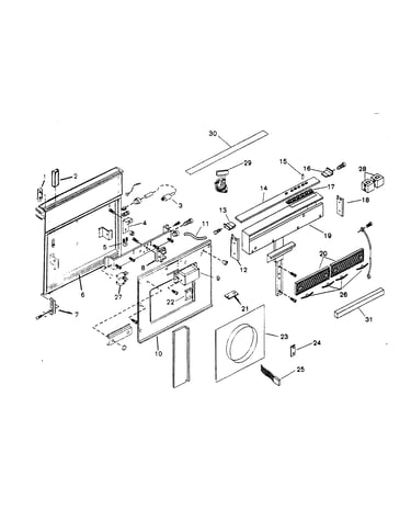 Down draft assy