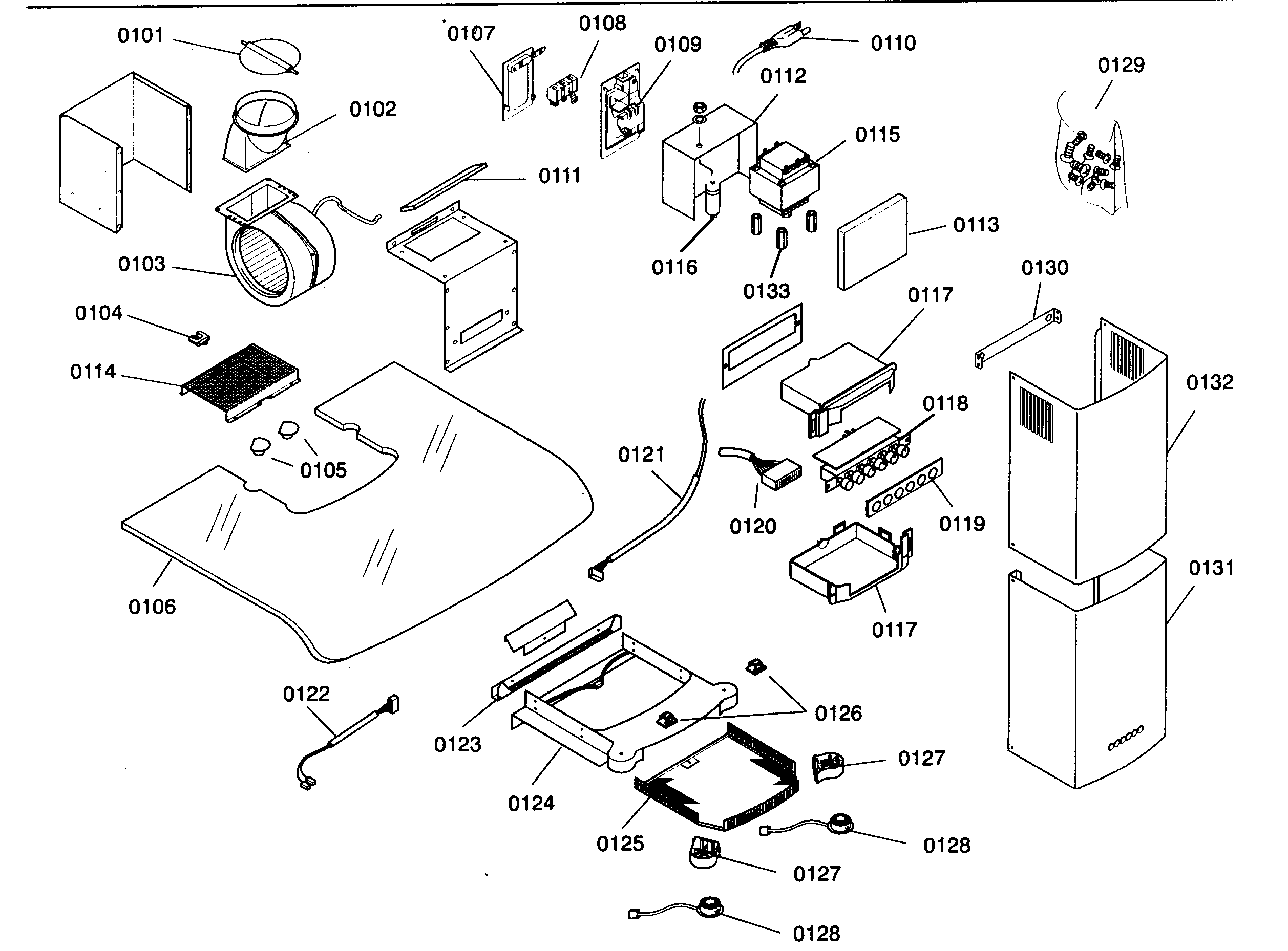 Range hood assy