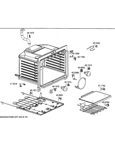 Oven cavity assy