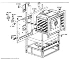 Bosch HES252U oven cavity frame diagram