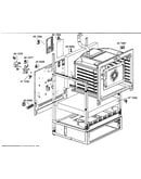 Oven cavity frame