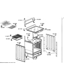 Range panels shelves