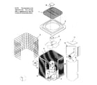 ICP HAC442GKA4 condensing unit diagram