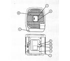 Carrier 38TZA018 SERIES320 outlet grille diagram