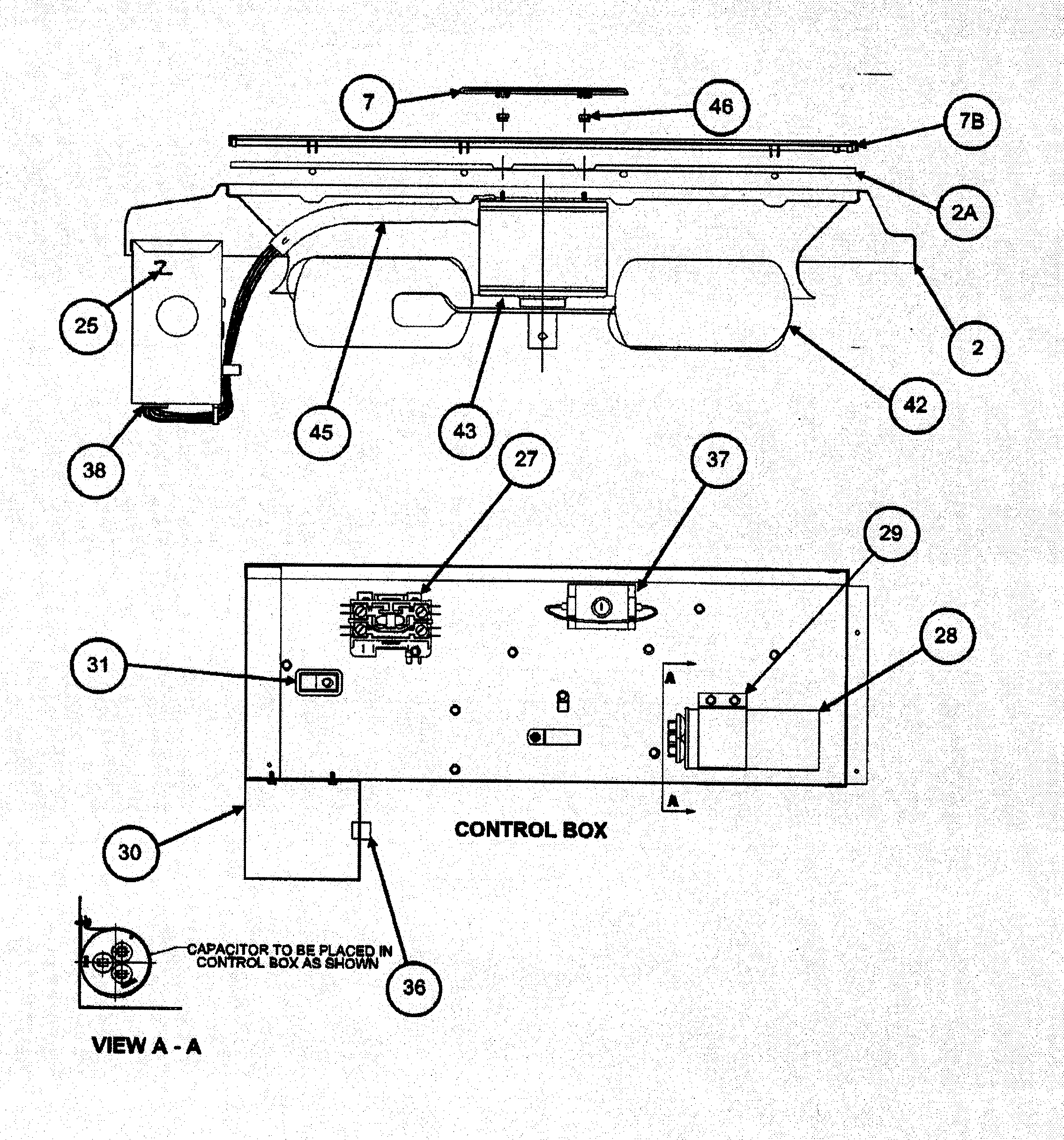 Fan/control asy