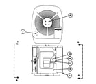 Carrier 38YKC018 SERIES300 outlet grille diagram