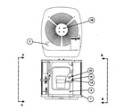 Carrier 38YKC024 SERIES300 outlet grille diagram