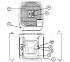 Carrier 38YRA018 SERIES310 outlet grille diagram