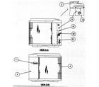 Carrier 38TRA018 SERIES300 outside view 2 diagram