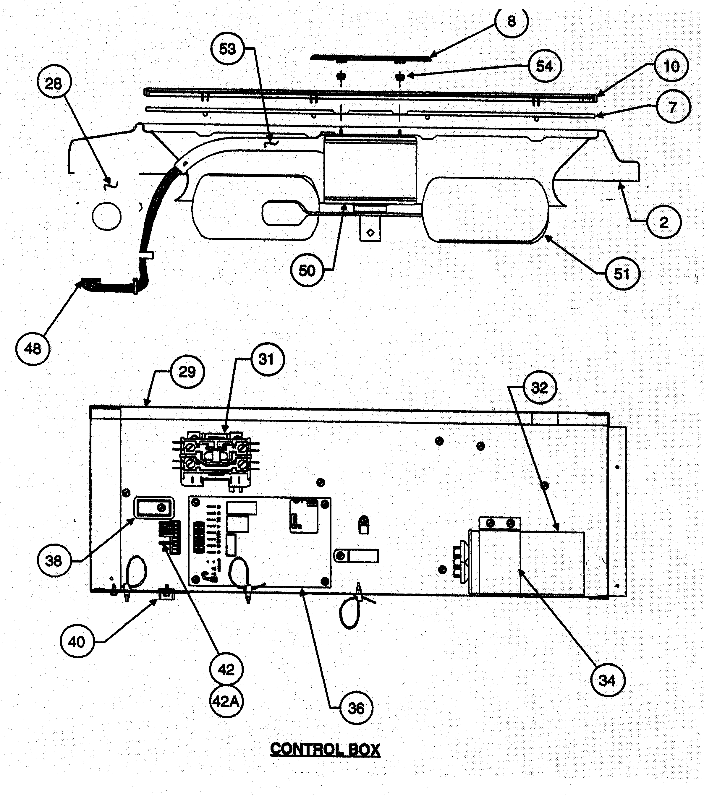 Fan/control asy