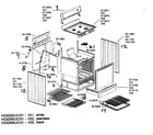 Bosch HGS256UC/01 range shelving diagram