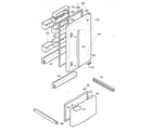 Kenmore 79565212401 door parts diagram